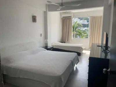 Cama o camas de una habitación en Exclusiva y privada Villa en Marina Las Brisas