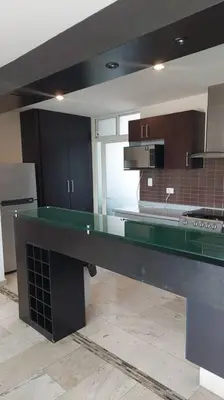 Una cocina o zona de cocina en Departamento en Cholula Pue La Concordia C4