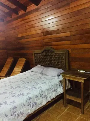 Cama o camas de una habitación en Los Fundadores Estancia Ecológica