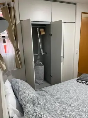 Cama o camas de una habitación en Súperanfitrión Coyoacán El Alebrije