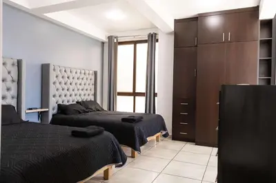 Zona de estar de Family House with 4 Bedrooms Oaxaca