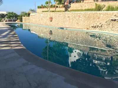 Piscina en o cerca de Departamento con vista al mar
