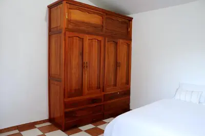 Cama o camas de una habitación en Departamento Bugambilia