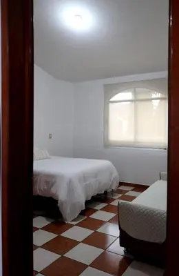 Cama o camas de una habitación en Departamento Bugambilia