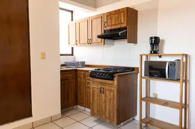 Una cocina o zona de cocina en Bohemian Loft Xochimilco Neighborhood - 1 Bed