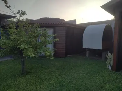 Jardín al aire libre en Aldea Xochi cabañas