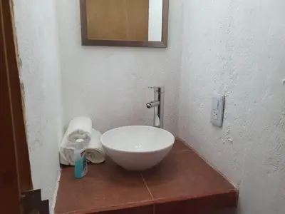 Un baño de Casa Tulipanes