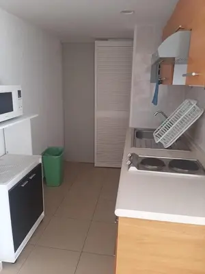 Una cocina o zona de cocina en Vista a la isla