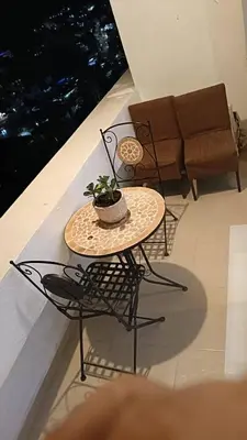 Zona de estar de Vista a la isla