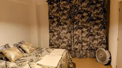 Cama o camas de una habitación en Vista a la isla