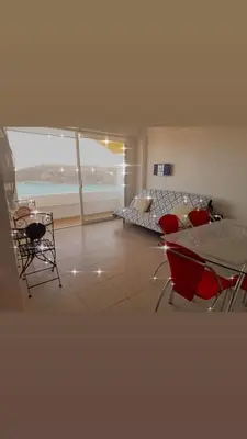 Zona de estar de Vista a la isla