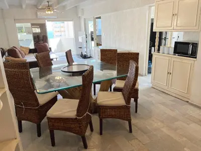 Una cocina o zona de cocina en Depa con la Mejor Ubicación a 2 min de la Playa