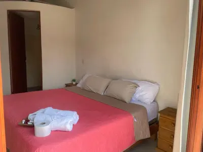 Cama o camas de una habitación en Casita Cocoa