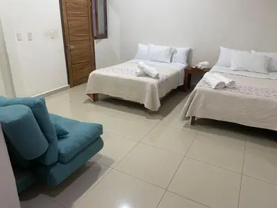 Cama o camas de una habitación en Casita Cocoa