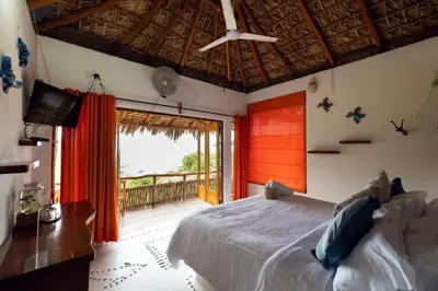 Cama o camas de una habitación en El Risco