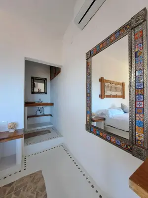 Cama o camas de una habitación en El Risco
