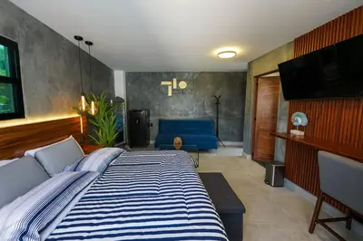 Cama o camas de una habitación en El Edén
