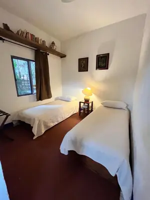 Cama o camas de una habitación en El Encino