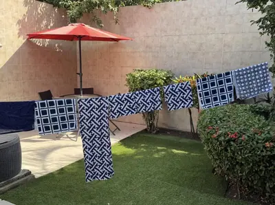 Jardín al aire libre en Casa Palmera