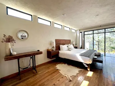 Cama o camas de una habitación en Casa Madera 1A