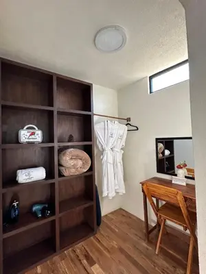 Una cocina o zona de cocina en Casa Madera 1B