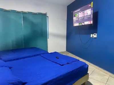 Cama o camas de una habitación en Departamento San José