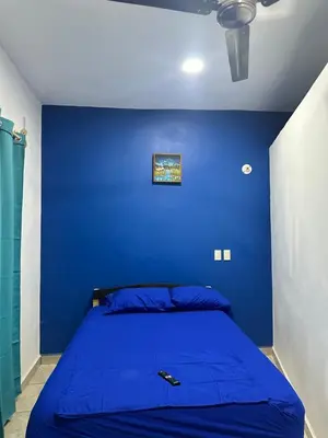 Cama o camas de una habitación en Departamento San José
