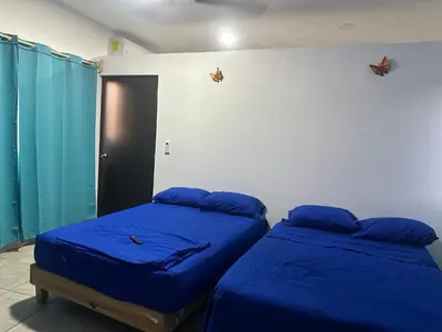 Cama o camas de una habitación en Departamento San José