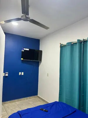 Una televisión o centro de entretenimiento en Departamento san jose