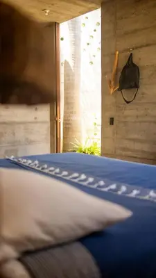 Cama o camas de una habitación en Casa Ōllama