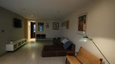 Zona de estar de Skyline y terraza privada Penthouse en CDMX