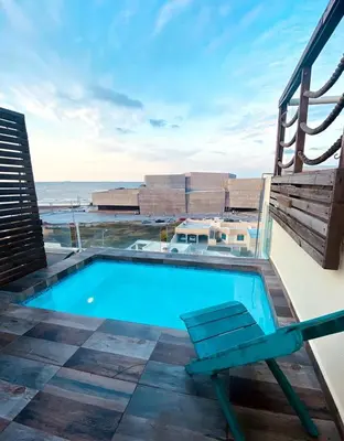 Piscina en o cerca de Vista al mar, Mini alberca y roof garden PRIVADO!