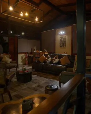 Zona de estar de Casa Real Araiso