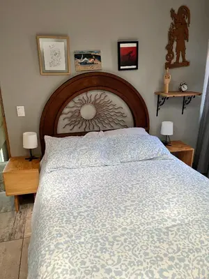 Cama o camas de una habitación en El Balcón de SúperAnfitrión Coyoacan