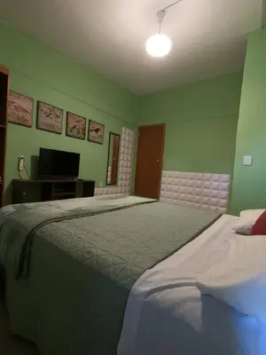 Cama o camas de una habitación en Casa León