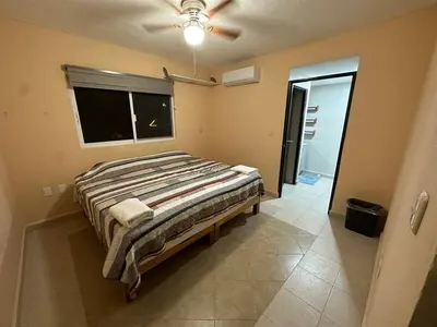 Cama o camas de una habitación en Beautiful Apartment Banus Residencial Acapulco