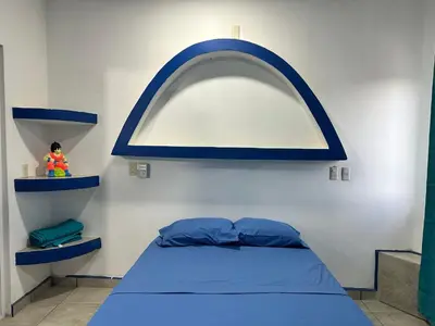 Cama o camas de una habitación en Departamento San José 2
