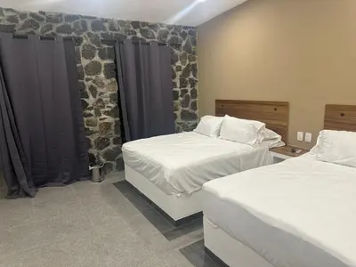 Cama o camas de una habitación en Rancho MM
