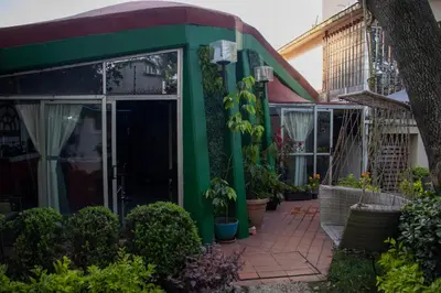 Jardín al aire libre en EL DOMO jardín en Coyoacán