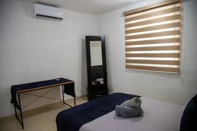 Cama o camas de una habitación en La casa de Yaya