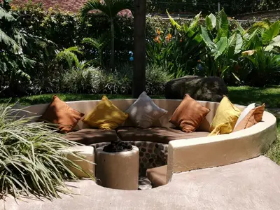 Jardín al aire libre en Mocca Hotels
