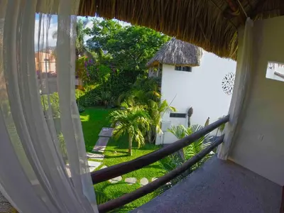 Jardín al aire libre en Mocca Hotels