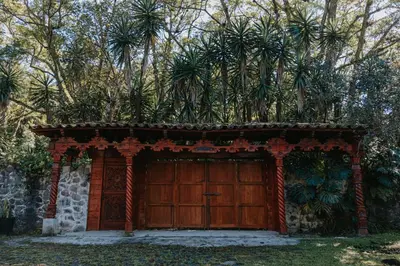 Jardín al aire libre en Hotel Boutique Finca La Niebla