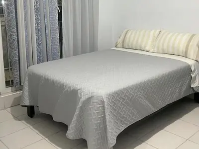Cama o camas de una habitación en Recamara pribada amplia muy linda