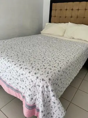 Cama o camas de una habitación en Recamara pribada amplia muy linda