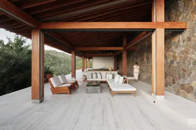 Zona de estar de La Valise Mazunte, Member of Small Luxury Hotels