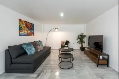 Una televisión o centro de entretenimiento en Departamento en Coyoacán 7