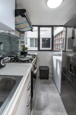 Una cocina o zona de cocina en Departamento en Coyoacán 8