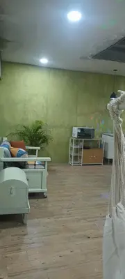 Zona de estar de Departamento y Alberca privada