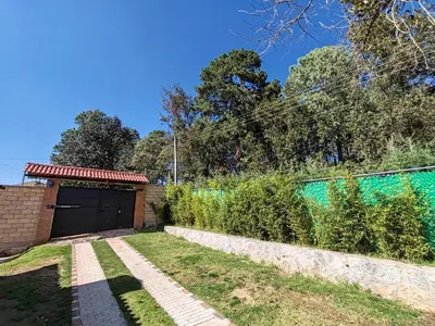 Jardín al aire libre en Cabaña Rebeca